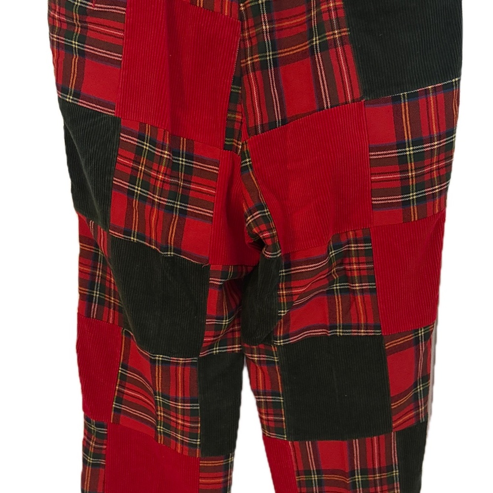Vintage Brooks Brothers Red and Green Corduroy Patchwork Pants
